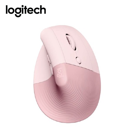 MOUSE LOGITECH LIFT VERTICAL WIRELESS/BT ROSE (910-006472)-P